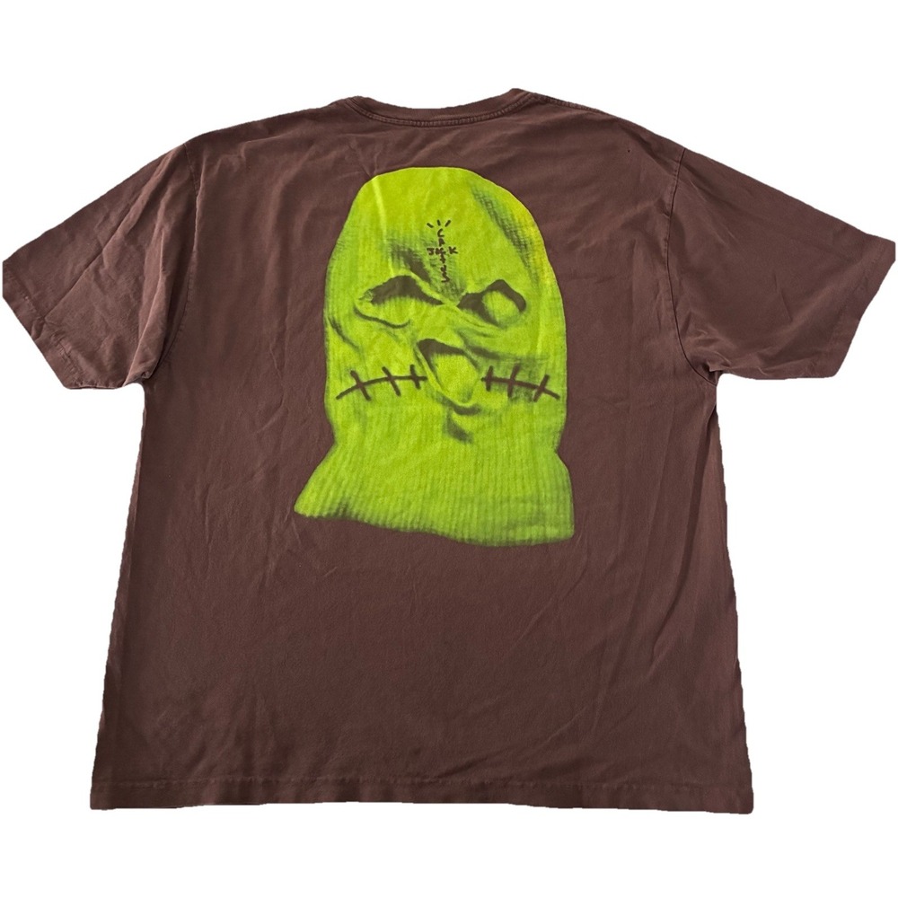 Travis Scott‎ T Shirt XXL Brown JackBoys 2 A2 Tee NEW *hole